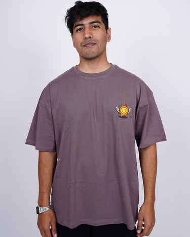 Stay Sunny - Drop-Sleeved Tee (T-shirt) For Men - BurgerBae