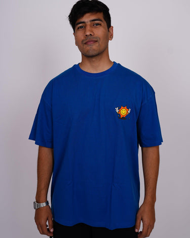 Stay Sunny - Drop-Sleeved Tee (T-shirt) For Men - BurgerBae