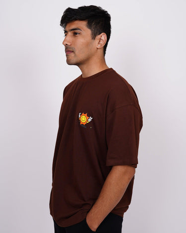 Stay Sunny - Drop-Sleeved Tee (T-shirt) For Men - BurgerBae