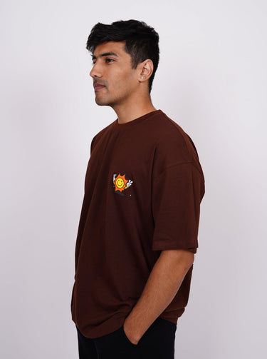 Stay Sunny - Drop-Sleeved Tee (T-shirt) For Men - BurgerBae