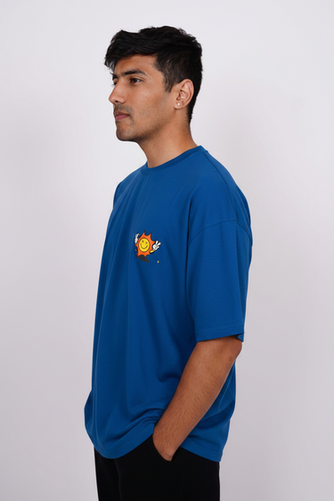 Stay Sunny : Drop:Sleeved Tee For Men and Women