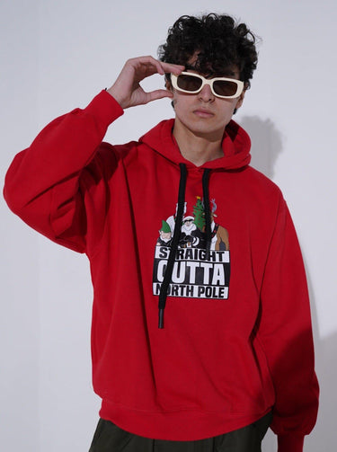 Straight Outta Northopole Hoodie For Men Hoodies Burger Bae 