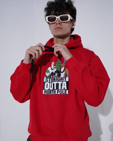 Straight Outta Northopole Hoodie For Men Hoodies Burger Bae 