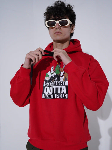 Straight Outta Northopole Hoodie For Men Hoodies Burger Bae 