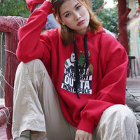 Straight Outta Northopole - Heavyweight Baggy Hoodie For Men and Women