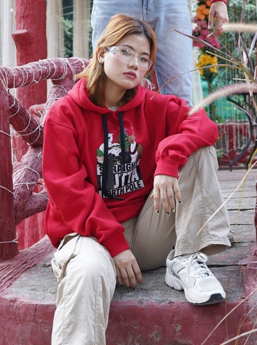 Straight Outta Northopole Hoodie For Women Sweatshirt Burger Bae 