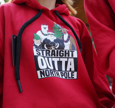 Straight Outta Northopole Hoodie For Women Sweatshirt Burger Bae 