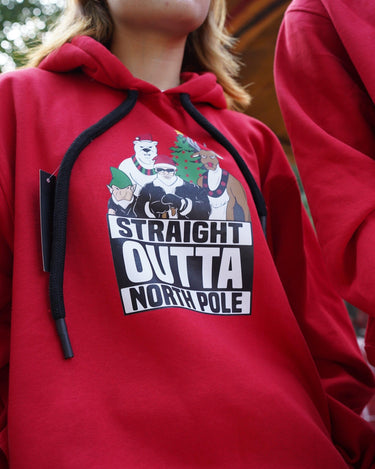 Straight Outta Northopole Hoodie For Women Sweatshirt Burger Bae 