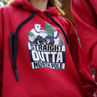 Straight Outta Northopole Hoodie For Women Sweatshirt Burger Bae 
