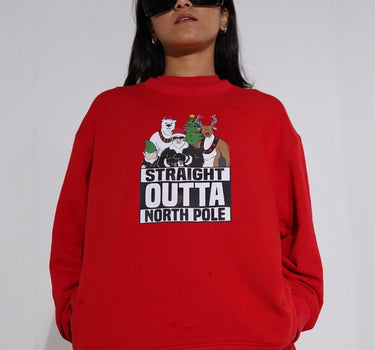 Straight Outta Northopole Sweatshirt Sweatshirt Burger Bae 