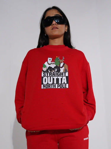 Straight Outta Northopole Sweatshirt Sweatshirt Burger Bae 