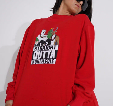 Straight Outta Northopole Sweatshirt Sweatshirt Burger Bae 