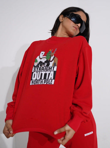 Straight Outta Northopole Sweatshirt Sweatshirt Burger Bae 