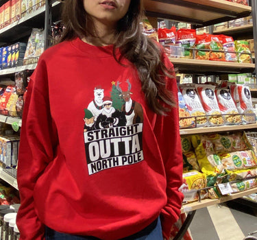 Straight Outta Northopole Sweatshirt Sweatshirt Burger Bae 