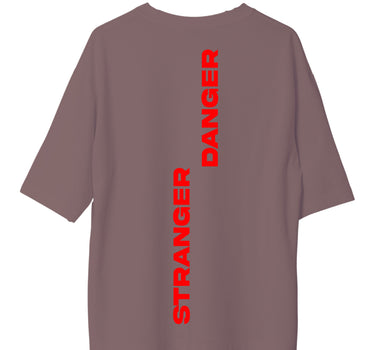 Stranger Danger : Burger Bae Oversized  Tee For Men and Women