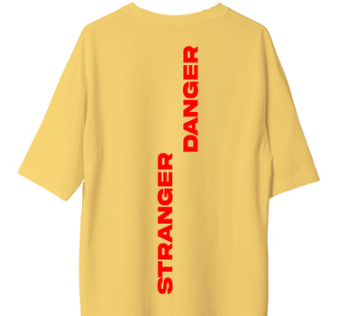 Stranger Danger : Burger Bae Oversized  Tee For Men and Women