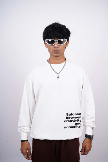 Constancy : Heavyweight Baggy Sweatshirt For Men And Women