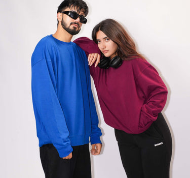 Basic : Heavyweight Baggy Sweatshirt For Men And Women