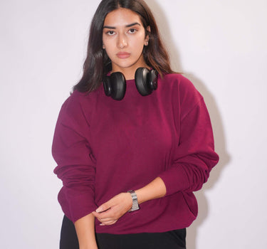 Basic : Heavyweight Baggy Sweatshirt For Men And Women