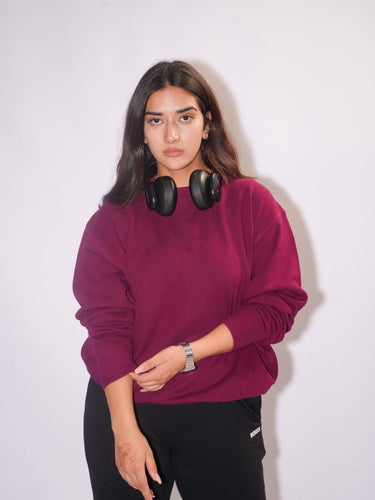 Basic : Heavyweight Baggy Sweatshirt For Men And Women