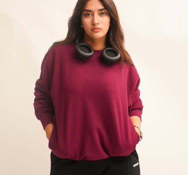 Basic : Heavyweight Baggy Sweatshirt For Men And Women