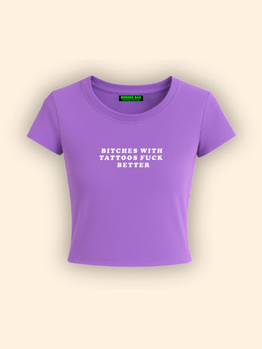 Tattoo Girl It Girl Baby tee for Women