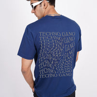 Techno Gang (Reflective) - Burger Bae Oversized  Tee For Men and Women
