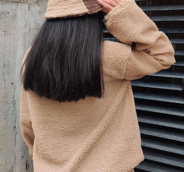 Teddy Co-Ord Set Beige Co-ord set Burger Bae 