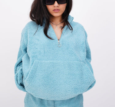 Teddy Co-Ord Set Pale Blue Co-ord set Burger Bae 