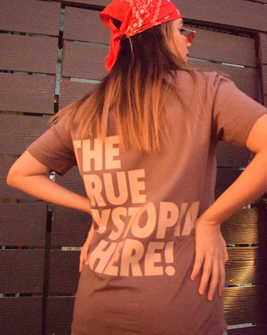 The Travis Scott Dystopia Oversized Tee (T-shirt) Oversized T-shirt Burger Bae 