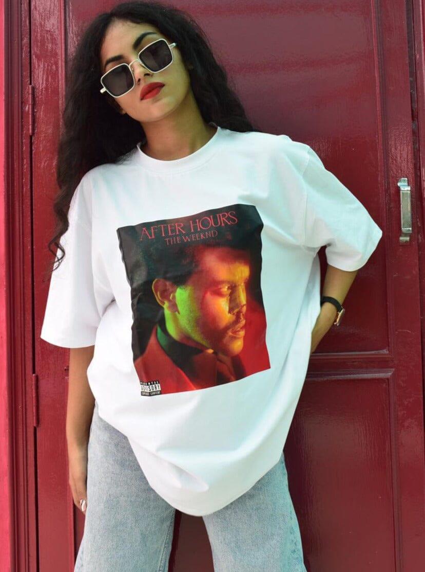 The Weeknd After Hours Oversized Tee (T-shirt) Oversized T-shirt Burger Bae 