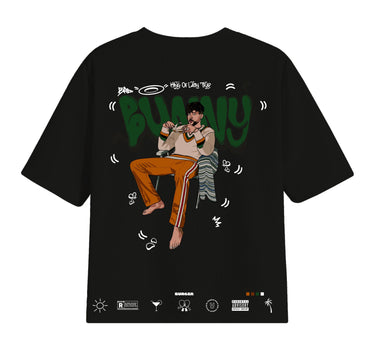 The Bad Bunny Cartoon art Drop Sleeved Tee for Men and Women