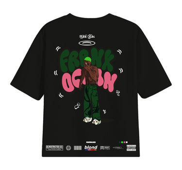 The Frank Ocean: Blonde Cartoon art Drop Sleeved Tee for Men and Women