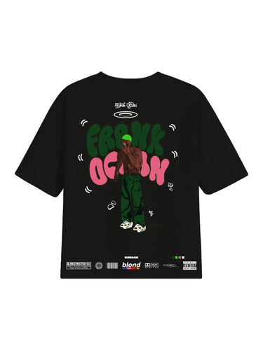 The Frank Ocean: Blonde Cartoon art Drop Sleeved Tee for Men and Women
