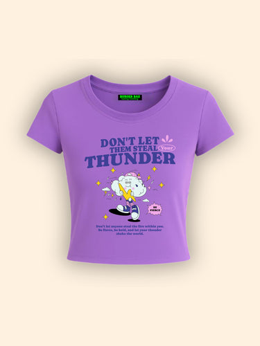 Thunder It Girl Baby tee for Women