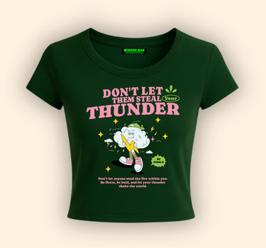 Thunder It Girl Baby tee for Women