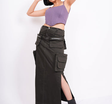 Tokyo Utility Cargo Skirts - BurgerBae
