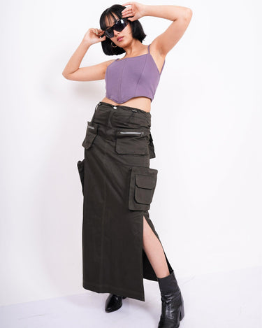 Tokyo Utility Cargo Skirts - BurgerBae