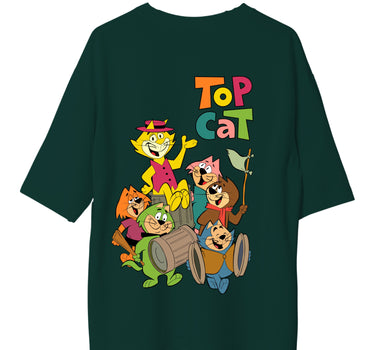 Top Cat : Burger Bae Oversized  Tee For Men and Women