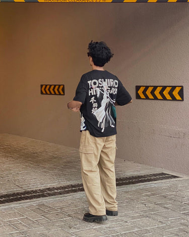 TOSHIRO Bleach Anime Collection Drop-Sleeved Tee (T-shirt) - BurgerBae