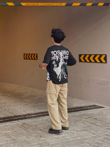 TOSHIRO Bleach Anime Collection Drop-Sleeved Tee (T-shirt) - BurgerBae