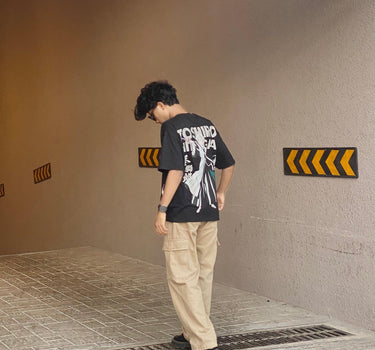 TOSHIRO Bleach Anime Collection Drop-Sleeved Tee (T-shirt) - BurgerBae