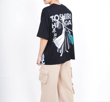 TOSHIRO Bleach Anime Collection Drop-Sleeved Tee (T-shirt) - BurgerBae