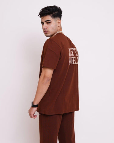 Travis Scott Astro World Oversized Tee (T-shirt) For Men Oversized T-shirt Burger Bae 