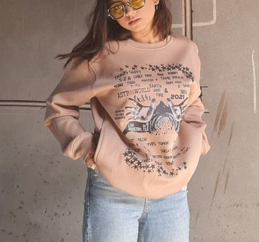 Travis Scott Astro World Sweatshirt Sweatshirt Burger Bae 