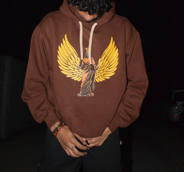 Travis Scott Stop Trying To Be God : Heavyweight Baggy Unisex Hoodie