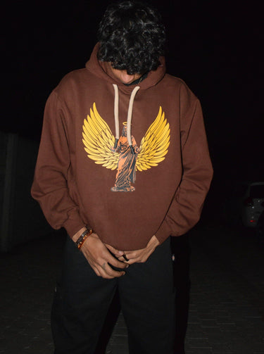 Travis Scott Stop Trying To Be God : Heavyweight Baggy Unisex Hoodie