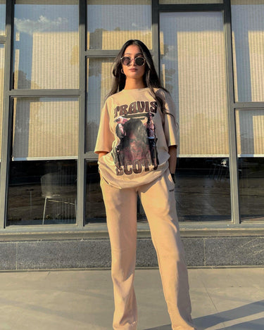 Travis Scott - Vintage Oversized Unisex Tee (T-shirt) - BurgerBae