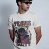 Travis Scott Vintage Tee (T-shirt) For Men T-shirt Burger Bae S Beige 