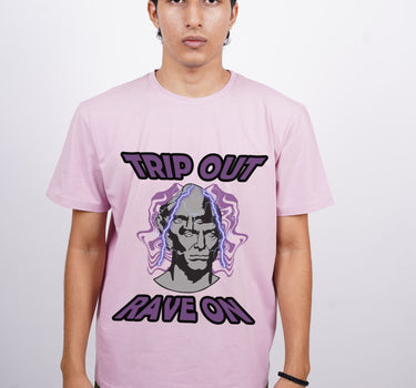 Trip out rave on : Burger Bae Oversized  Tee For Men and Women